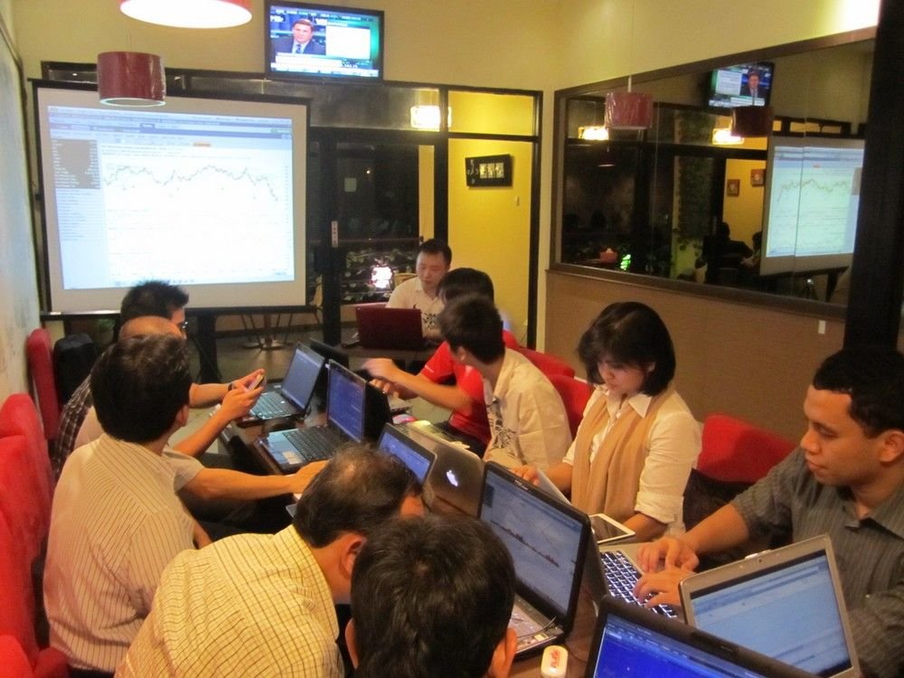 Suasana kelas trading